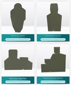 แผ่นเหล็กครึ่งร่างกาย-โลหะผสมความแข็งแรงสูงเกรดทหารเป้าหมายทนต่อแรงกระแทกสำหรับการทดสอบขีปนาวุธ - Product Image 2