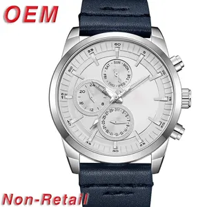 LH-8022 Watch For Men Wrist Watch Relojes Hombre Man Genuine Leather Luxury Quartz Watch Manufacturer Custom Logo