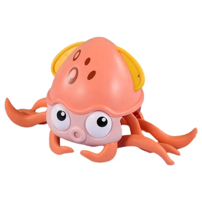 Hot Nhựa Mùa Hè Lội Nước Kéo Creep Octopus Animal Bath Đồ Chơi Set Cho Trẻ Em