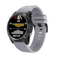 Bracelet en silicone pour Garmin Fenix 7X 7 Pro Solar 6X 6 Sapphire 5 5X Plus 3 3HR Epix, bracelet de montre à fixation rapide, accessoires pour montre connectée