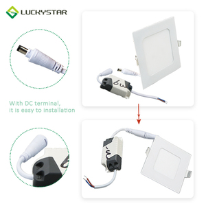 LUCKYSTAR Lõm Tiết Kiệm Năng Lượng Bán Nóng IP20 220V Độ Sáng Cao Vuông Nhôm Đèn Khung 6 Wát <span class=keywords><strong>Led</strong></span> Trần Bảng Điều Chỉnh Ánh Sáng - Product Image 4