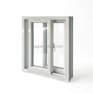 Fenêtre coulissante en <span class=keywords><strong>PVC</strong></span> sur mesure, <span class=keywords><strong>double</strong></span> <span class=keywords><strong>vitrage</strong></span>, étanche, insonorisée, pour bâtiments résidentiels - Product Image 1