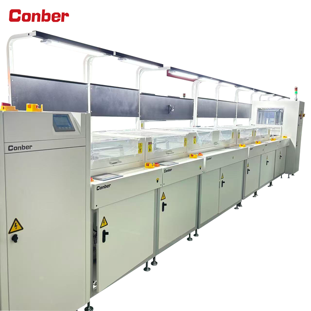 Full Automatic SMT Assembly Line with PLC Control Motor & Bearing for Prototype PCB Board SMT Production Line