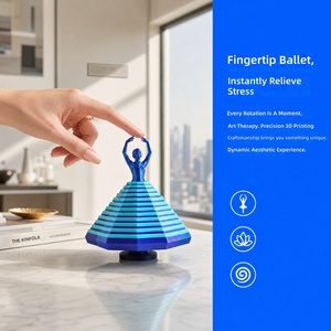 Figura Decorativa Giratoria de Bailarina de Ballet, Impresa en 3D, Elegante y Personalizada, para Aliviar el Estrés, Adorno para el Hogar y la Oficina - Product Image 6
