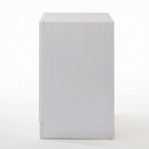 White Finish Wooden Nightstand With Storage <b>Drawers</b> Bedroom Furniture 1pc - Product Image 5
