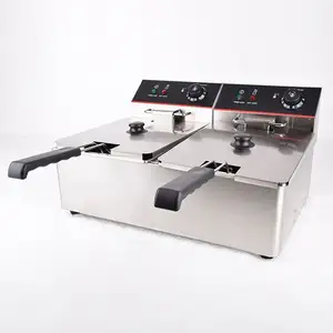 Good Quality Fried Chicken Machine Air Cooker Potato Chip Industrial 2 product Digital Without Oil Electric Deep Fryer