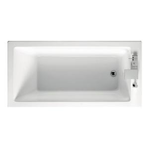 Baignoire rectangulaire en acrylique blanc brillant Kamalu KM200 180x80cm - Product Image 3