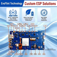 Carte de développement ESP32 Evoflint ESP32-006 OEM PCBA avec écran tactile 7 pouces, I/O, haut-parleur, micro, USB-C, WIFI, batterie, RJ45, R5485, R5252, UART, CAN