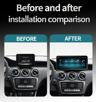 Estéreo Multimedia para Auto Android con Pantalla Táctil de 12.8 Pulgadas, GPS, WiFi, BT, Linux, Carplay Inalámbrico para Mercedes Clase A
