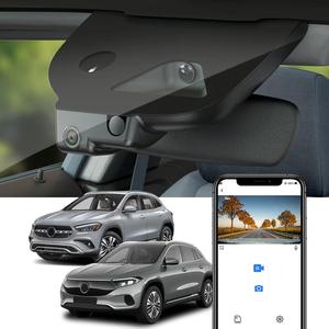 Dash Cam per <span class=keywords><strong>Mercedes</strong></span>-Benz EQA, GLA, Classe B 2024-2026, Doppia Lente 4K, Dash Cam Nascosta con G-Sensor e Connettività Wi-Fi tramite App - Product Image 1