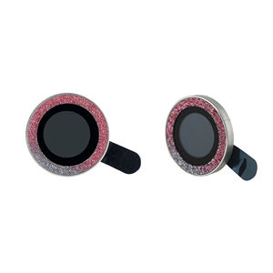 Protector de Pantalla de Vidrio Templado Premium <span class=keywords><strong>para</strong></span> Cámara de iPhone 16 15, con Diseño de Diamantes Brillantes y Color <span class=keywords><strong>Mica</strong></span> - Product Image 2