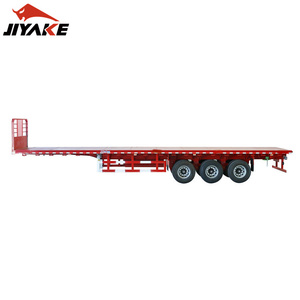 Semi-remorque à conteneur à plat 2 3 4 essieux neuves et d'occasion remorques <span class=keywords><strong>de</strong></span> camion <span class=keywords><strong>en</strong></span> acier avec pneu 12R22.5 pour le <span class=keywords><strong>transport</strong></span> <span class=keywords><strong>de</strong></span> véhicules disponibles - Product Image 5