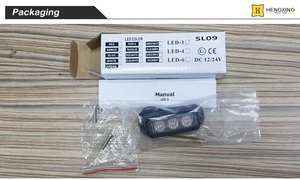 Cảnh Báo Khẩn Cấp Siêu Sáng Màu Đỏ Màu Xanh Hổ Phách Màu Trắng 3Pcs 3W <span class=keywords><strong>LED</strong></span> Nhấp Nháy Nhấp Nháy Đèn Xe Xe Tải - Product Image 6