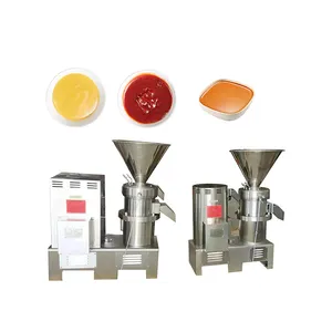 Moulin colloïdal de pâte de tomate de beurre d'arachide de traitement des aliments d'acier inoxydable de rendement élevé faisant la machine