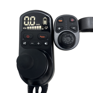 Silla de Ruedas Eléctrica de Fibra de Carbono para Personas con Discapacidad KSM-507P, Carga Máxima 160 kg, con Motor sin Escobillas de 500 Vatios y Batería de Litio de 20 Ah - Product Image 4