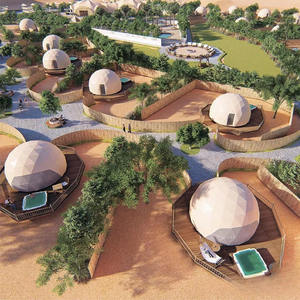 Fabrika toptan kubbe çadır su geçirmez ve UV dayanıklı banyo ile tatil için - Product Image 1