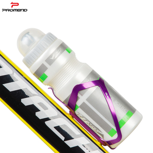 Promend porte-bouteille d'eau de vélo en aluminium ultraléger violet rose et 5 autres couleurs pour support de bouteille de vélo de montagne de route - Product Image 2