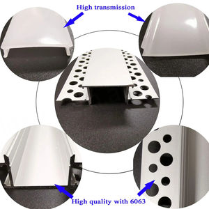 Perfiles Extruidos al por Mayor, Perfil de Aleación, Disipador de Calor de Aluminio, Perfil de Aluminio para LED, Canal para LED, Difusor para Tira de LED - Product Image 6