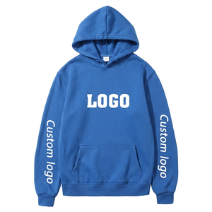 Sweat à capuche polaire personnalisé pour homme avec logo, motif écossais, poche kangourou, broderie, tissu respirant 360g - Multicolore Décontracté - Product Image 3