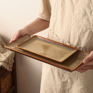 Juego de Vajilla de Cerámica Vintage de Lujo para Regalo, <span class=keywords><strong>Platos</strong></span> Resistentes al Calor, <span class=keywords><strong>Platos</strong></span> Hondos, Juego de Café para el Hogar y Restaurantes - Product Image 6