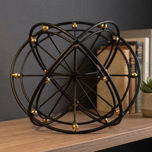 Sculpture en métal de qualité supérieure, décoration moderne pour la maison, accent artistique, statue décorative, œuvre d'art en métal contemporaine faite à la main - Product Image 6