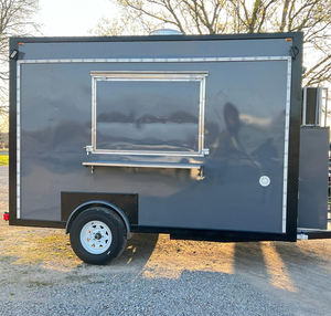 รถขายอาหารสุนัขแบบเคลื่อนที่กลางแจ้งรถเข็นขายอาหารพิซซ่ารถลากบาร์บีคิวเคลื่อนที่มีอุปกรณ์ครบครัน - Product Image 2