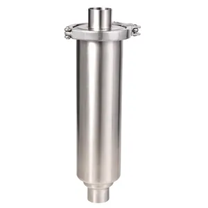 New Design Food Grade Honey Juice Sanitary Stainless Steel 304 316L Clamped Straight Strainer Filter