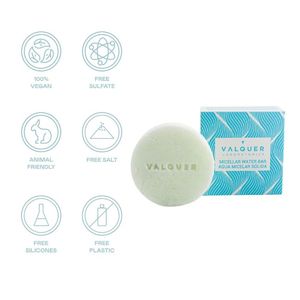 VALQUER MICELLAR BAR ACQUA. PER TUTTI I TIPI di PELLE 50G - Product Image 2