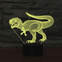 Lampe LED Guangli 16 RGB avec designs personnalisés, télécommande pour enfants, lumière de nuit 3D en acrylique rechargeable pour la décoration de la maison