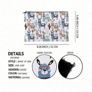 Hot Sales Custom Print Portable Make up <b>Bag</b> Toiletry Travel Organizer Pouch <b>Bag</b> Makeup Cosmetic <b>Bag</b> - Product Image 6