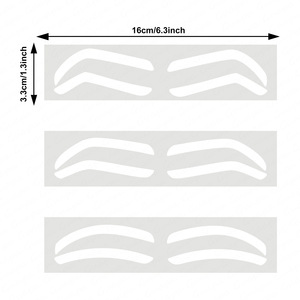 Pegatinas Desechables para Mapeo de Cejas, Plantilla de Papel para Cejas, Cinta Guía de Forma para Microblading, Accesorios de Maquillaje Permanente - Product Image 1