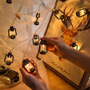 Cadena de luces <span class=keywords><strong>LED</strong></span> de keroseno para exteriores, cadena de luces alimentadas por batería, para exteriores - Product Image 5