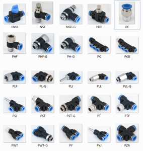 Voorraad Hoge Kwaliteit Pneumatische Montage Pc Nse <span class=keywords><strong>Pl</strong></span> Pcf Pg Pgj Pt Pu Pp Pneumatische Push In Fitting Ningbo Pneumatische push-In Fittingen - Product Image 2