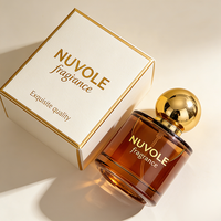 Flacon de parfum en verre de luxe à prix direct d'usine, flacons en verre brun de 30 ml, flacon de parfum rond de 50 ml avec boîte vide