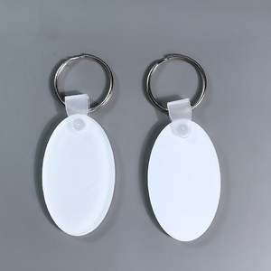 Porte-clés en acrylique à sublimation Porte-clés multi-tailles pour impression personnalisée Cadeau de promotion pour la fête des pères des mères - Product Image 4