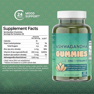 Venta Incomodidad Aliviar Gummie Root <span class=keywords><strong>Golgi</strong></span> Gummies Osos Ashwagandha Producto de belleza para adultos Mujeres embarazadas Safe Gummy Candy Dosis - Product Image 2
