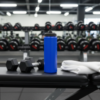Bouteille d'eau sport personnalisable OEM/ODM 750 ml à compression rapide, sans BPA, en PE, isolation thermique pour fitness en extérieur et cyclisme