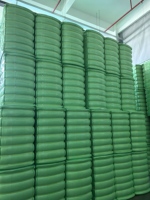 Shangji — extensions, 15x64mm, en Polyester, blanc brut, ajouré, Non vulcanisées