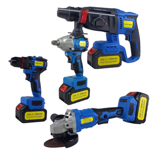 Kaqi Tools TS-821-4IN1 Elektrowerkzeug-<span class=keywords><strong>Set</strong></span> 21V 4-in-1 Bürstenloser Bohrschrauber Schlagbohrer Schraubenschlüssel Winkelschleifer Werkzeugset Heimwerker-Kit - Product Image 5