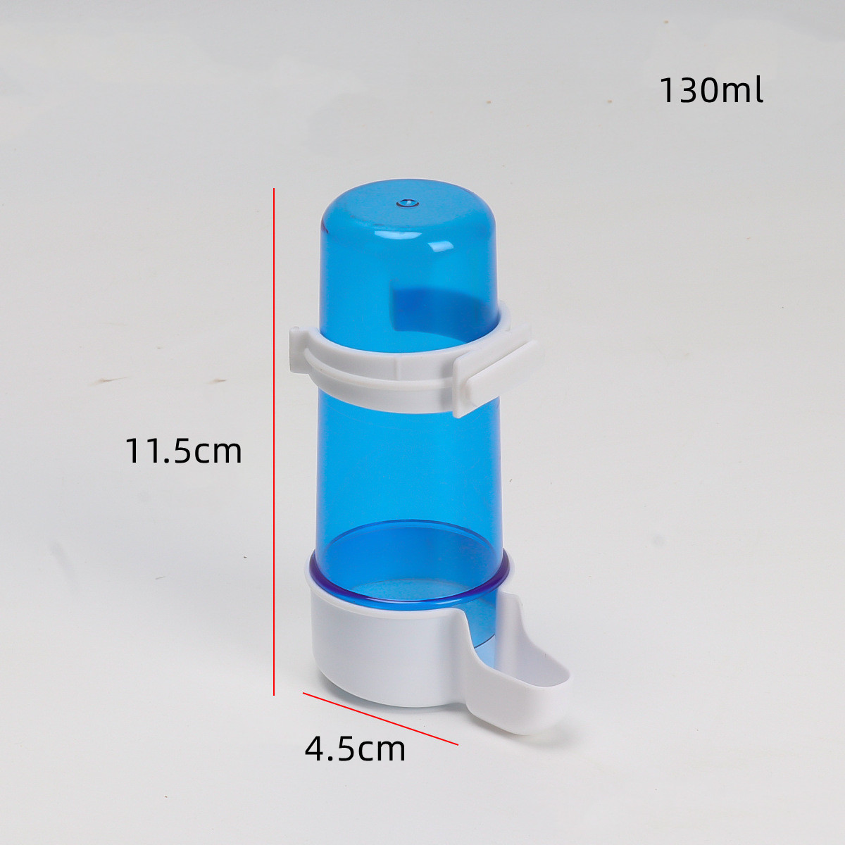 Flacon bleu base blanche 130ml