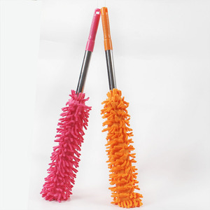 Chenille <b>Feather</b> <b>Duster</b> Extendable Handle Household Cleaning Tool For Ceiling And Under Bed Dusting - Product Image 2