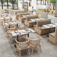 Meubles modernes, table de salle à manger et 6 chaises, salle à manger de restaurant, table de salle à manger de luxe pour l'extérieur, ensemble de table de salle à manger avec 4 chaises, café personnalisé