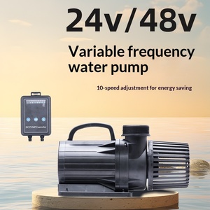 Pompe à eau à conversion de fréquence 24V 48V pour bassin à poissons, aquarium, fontaine artificielle, aspiration double usage mer-terre, silencieuse et réglable - Product Image 5