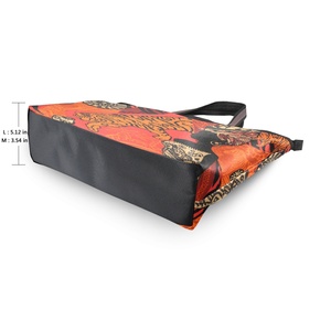 Sacs fourre-tout réutilisables en nylon pour femmes, style indien africain, grand sac à bandoulière avec logo personnalisé - Product Image 3