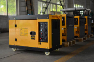 Gerador Diesel Silencioso de 220V 380V 50/60Hz 5-15KW Monofásico com ATS Marca WETECH - Product Image 2