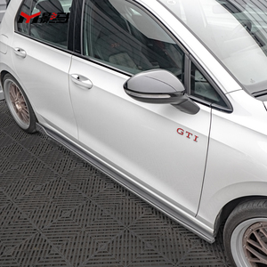 Piezas de automóviles Faldas laterales forjadas de fibra de carbono para Vw Mk8 Golf 8 R <span class=keywords><strong>Cti</strong></span> Faldas laterales de carbono - Product Image 4