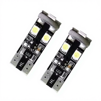 Ampoules LED de feux arrière de voiture en gros T10 1210 8 SMD Canbus pour voitures 194 168 W5W, ampoule intérieure