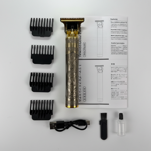 Tondeuse à barbe électrique rechargeable en métal pour hommes, lame en T, pour coupe de cheveux, modèle <span class=keywords><strong>Dragon</strong></span>, vente en gros - Product Image 6