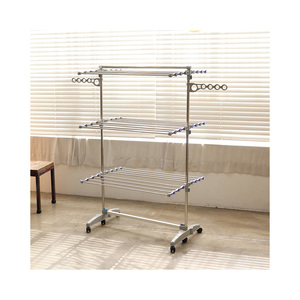 [HOME FRIEND] K2_6-Tier Standard+Extension Bar Tendedero de Ropa Multicapa con Barra de Extensión, Diseñado para un Uso Conveniente y una Organización Impecable de la Ropa en Interiores - Product Image 1