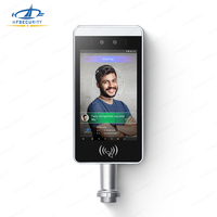 HFSecurity RA08 Dispositivo de Control de Asistencia Facial de 8 Pulgadas con Lectores de Tarjetas NFC RFID y QR, Control de Acceso con SDK API Gratuito